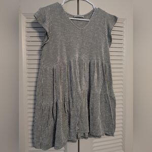 Ces Femme Black and White Striped Blouse